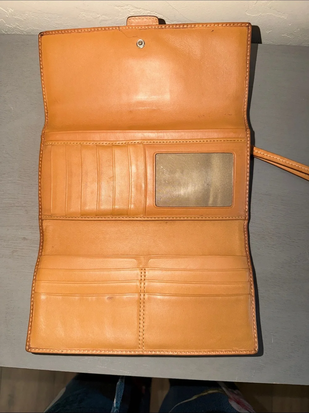 Vintage Y2K Coach Soho Signature long wallet in lavender